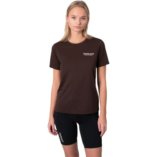 liiteGuard Ground Tech L�be T-shirt Dame - Kaffe Brun