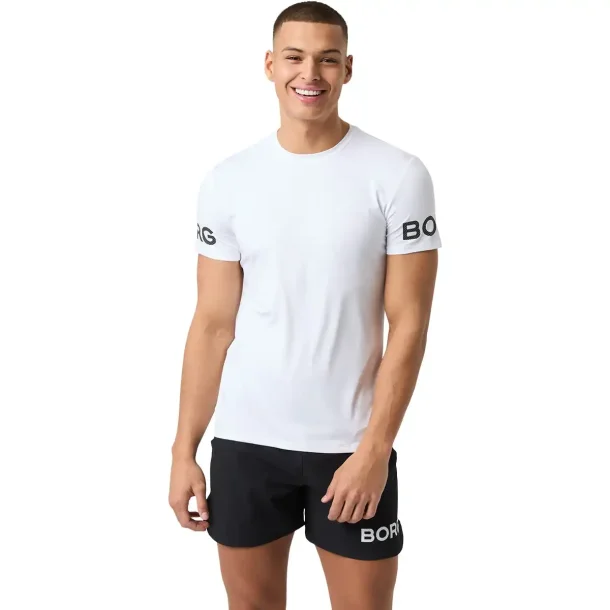 Bj&ouml;rn Borg Borg Tr�nings T-shirt - Herre - Hvid
