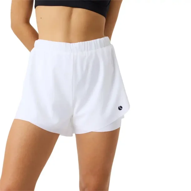 Bj&ouml;rn Borg Ace 2in1 Tennisshort - Dame - Hvid
