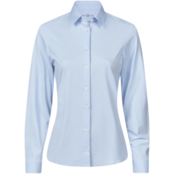 TeeJays Aktiv Str�k Skjorte - Dame - Lysebl�