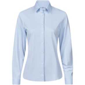 TeeJays Aktiv Str�k Skjorte - Dame - Lysebl�