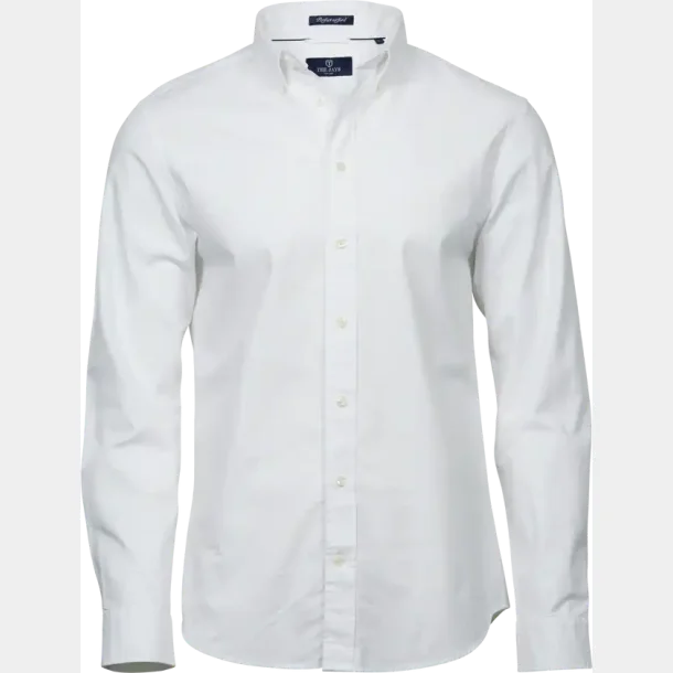 TeeJays Perfect Oxford Skjorte - Herre - Hvid