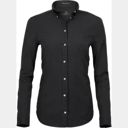 TeeJays Perfect Oxford Skjorte - Dame - Sort