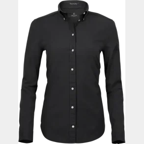 TeeJays Perfect Oxford Skjorte - Dame - Sort