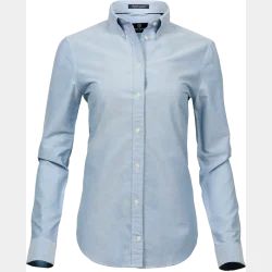TeeJays Perfect Oxford Skjorte - Dame - Lysebl�
