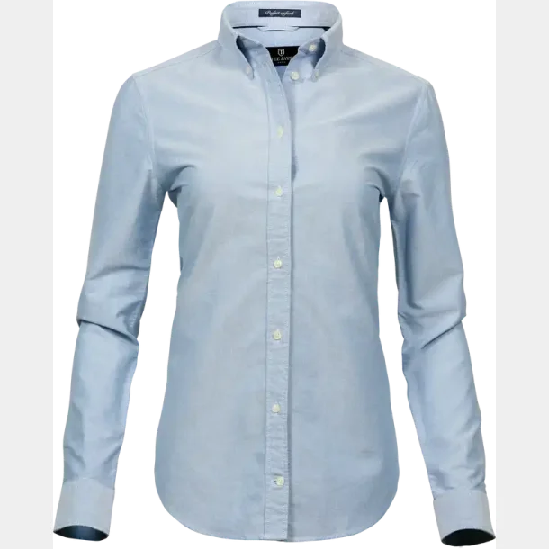 TeeJays Perfect Oxford Skjorte - Dame - Lysebl�