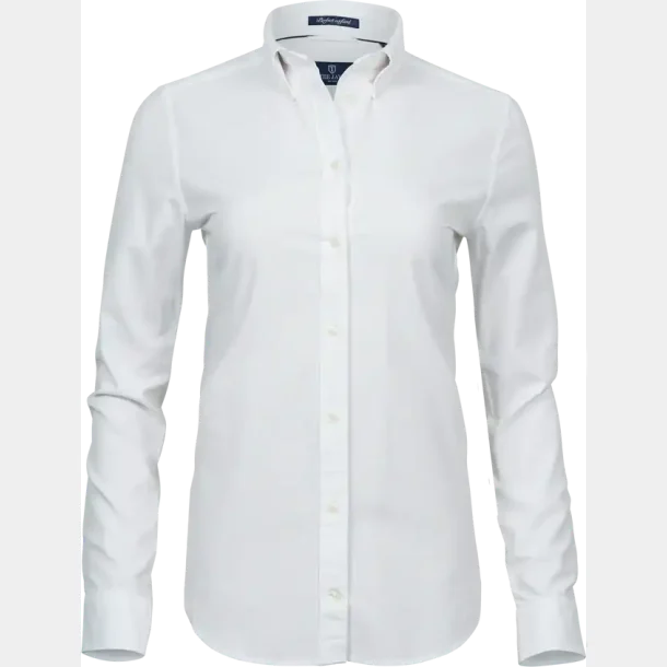 TeeJays Perfect Oxford Skjorte - Dame - Hvid