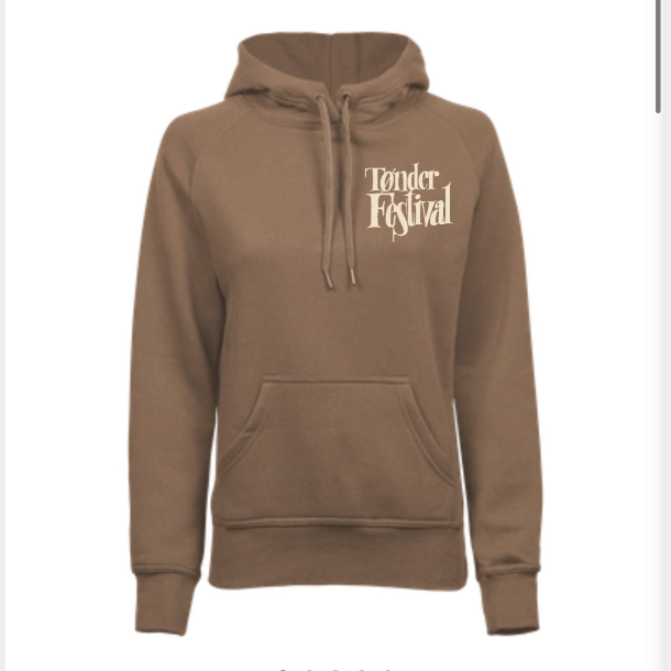 T�nder Festival Hoodie - Dame - Brun