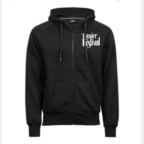 T�nder Festival Zip Hoodie - Sort