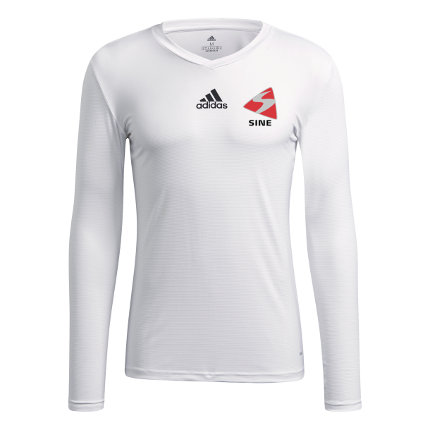 Adidas Team Base L/S Tee Hvid