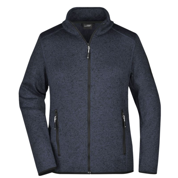 Strikket Fleece Dark Grey/Melange Women