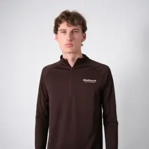 liiteGuard Ground-Tech 1/4 Zip Tr�ningstr�je Herre - Kaffe Brun
