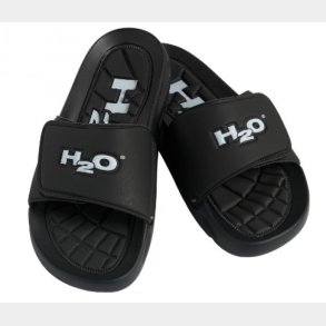 H2O Badesko Sort u/velcro
