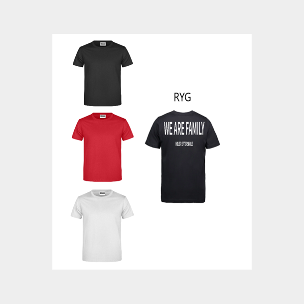 H�jer Efterskole 3-Pack Tee "WE ARE FAMILY"