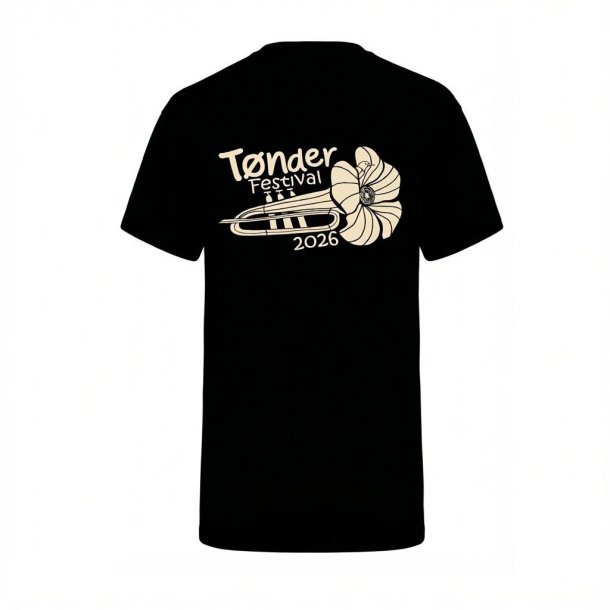 T�nder Festival �rs Tee 2026 B�rn- Sort 