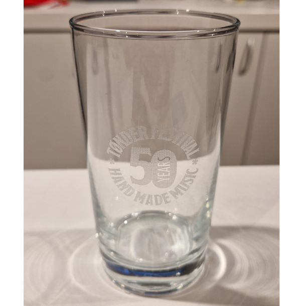 T�nder Festival Drinksglas 50 �rs jubil�ums 