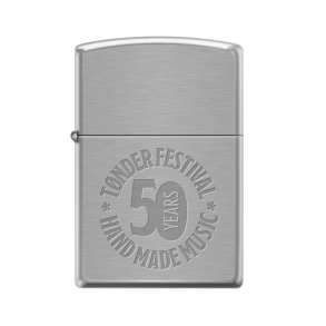 T�nder Festival Zippo Ligther 50 �rs jubil�umslogo