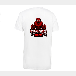 T-shirt Hvid med stor logo front