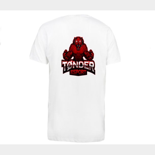 T-shirt Hvid med stor logo front