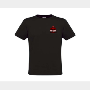 T-shirt sort m/ logo bryst
