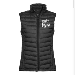 T�nder Festival Vest - Dame - Sort