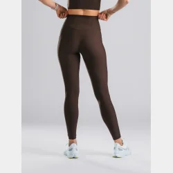 Fusion - H�jtaljede Tights Lang - Dame - M�rke Brun