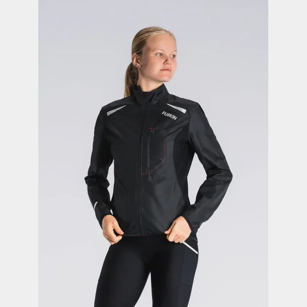 Fusion - S1 L�bejakke - Dame - Sort